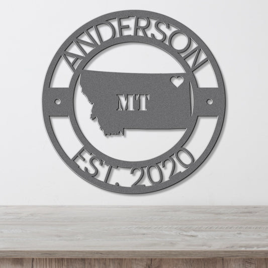 a metal sign with the state of mississippi on it