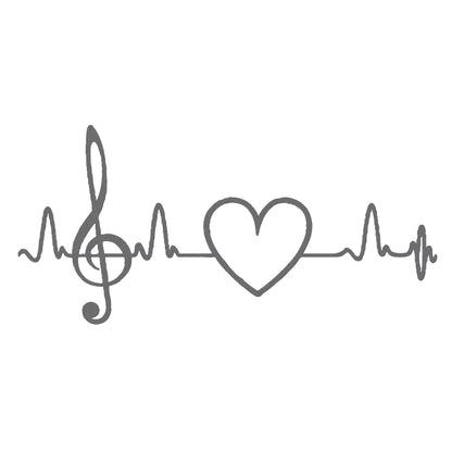 Heartbeat of Music - Custom Steel Wall Decor