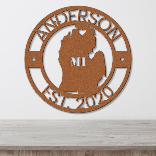 a metal sign that says andersonsville est 2010