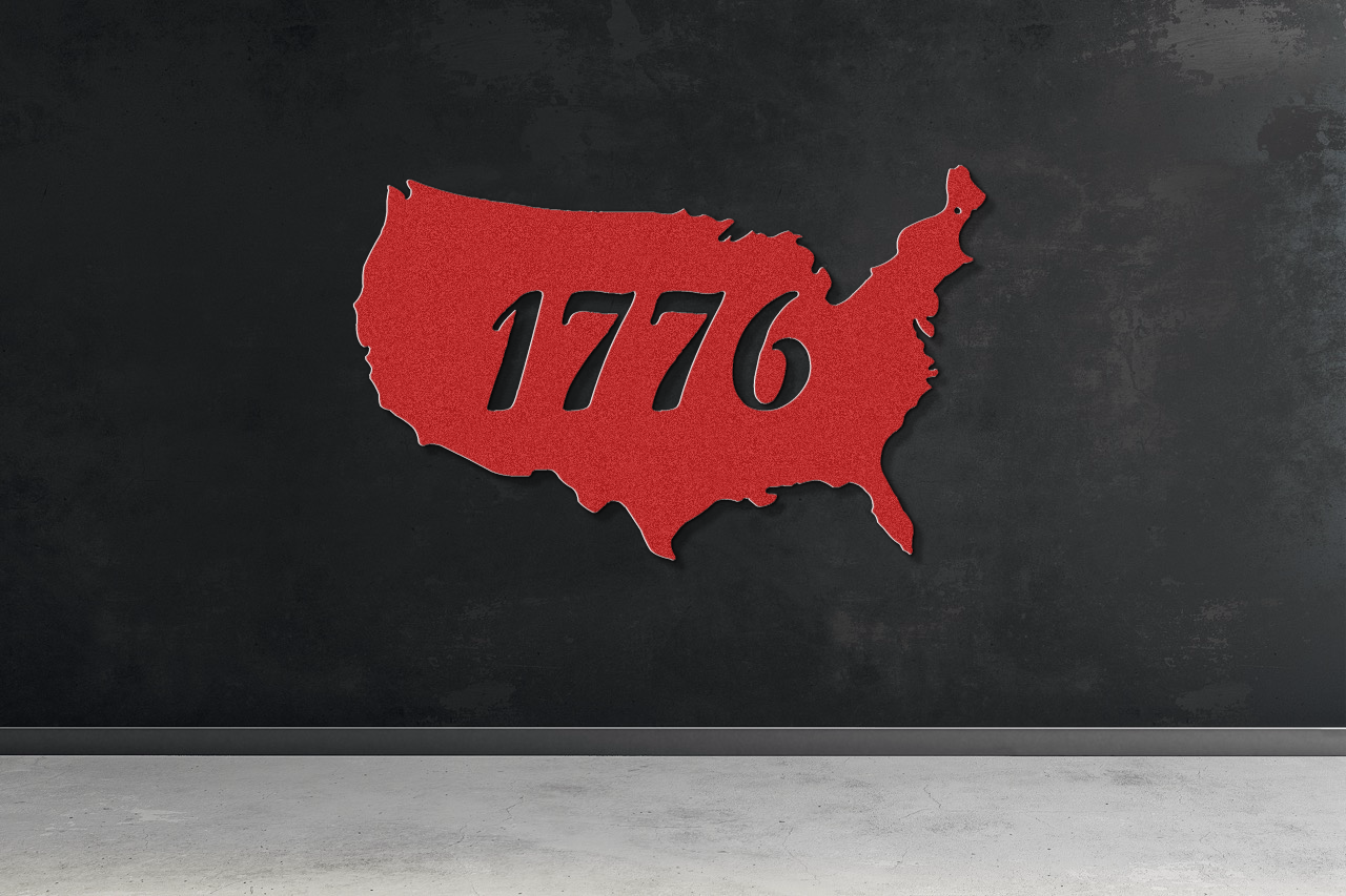 1776 - Steel Sign