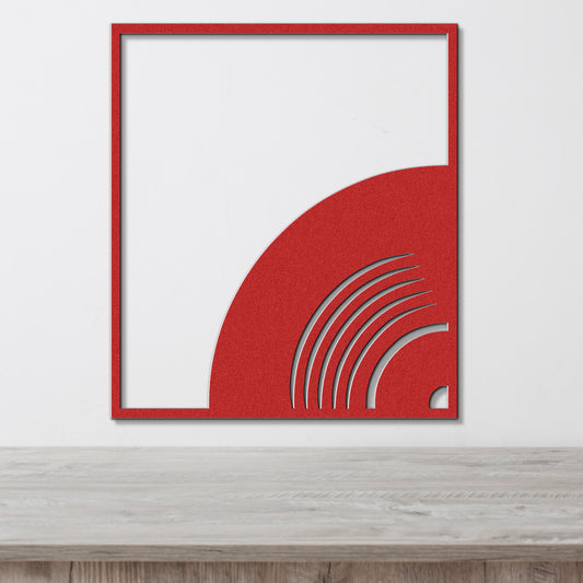 Vinyl Record - Custom Steel Wall Decor