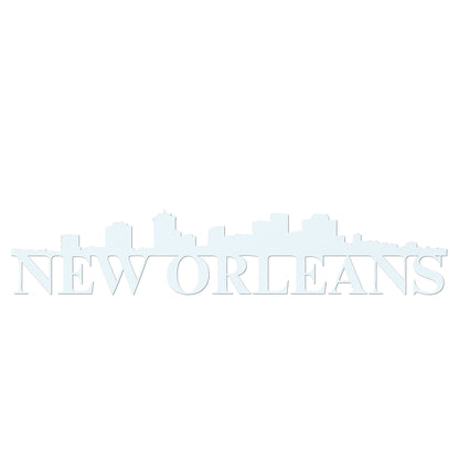 New Orleans Skyline Metal Sign - Custom Steel Home Decor