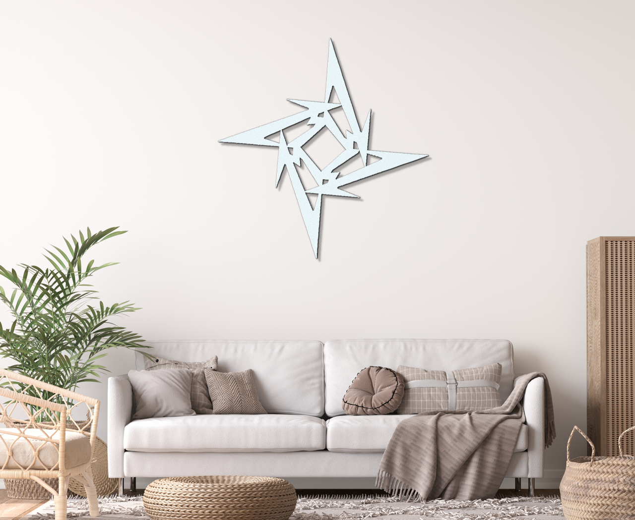 Met Ninja Star Metal Sign - Custom Steel Home Decor