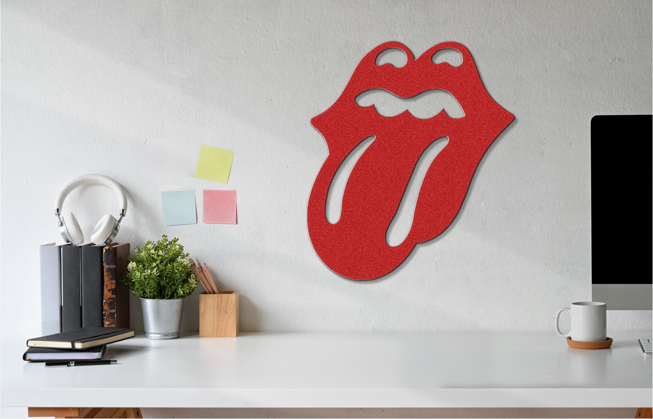 The Stones Metal Sign - Custom Steel Home Decor