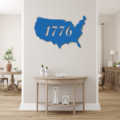 1776 - Steel Sign