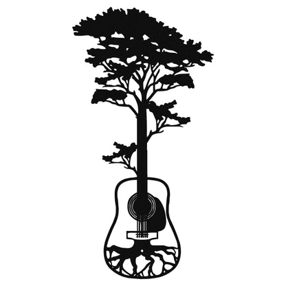 Tree of Life Guitar - Custom Steel Wall Decor