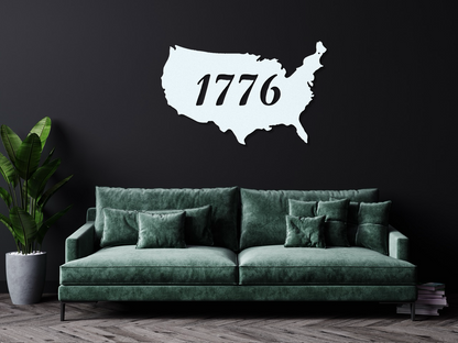 1776 - Steel Sign