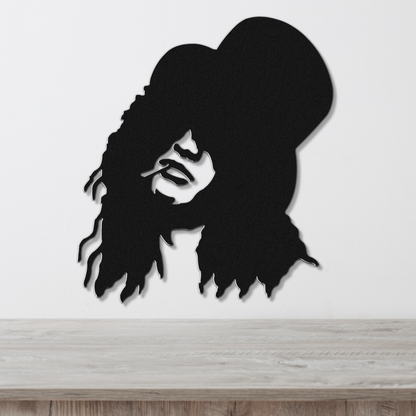 Slash GnR Metal Sign - Custom Steel Home Decor