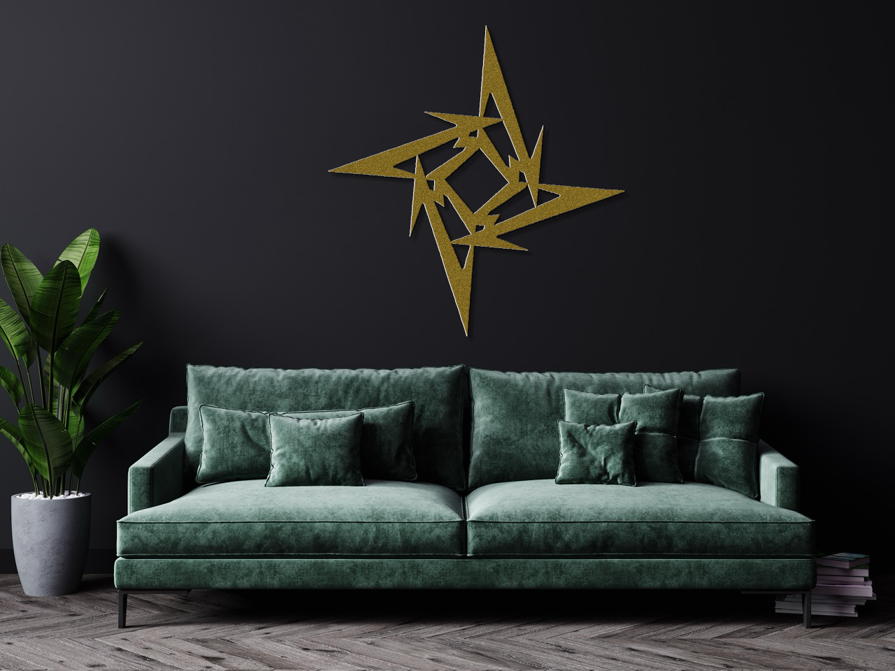 Met Ninja Star Metal Sign - Custom Steel Home Decor