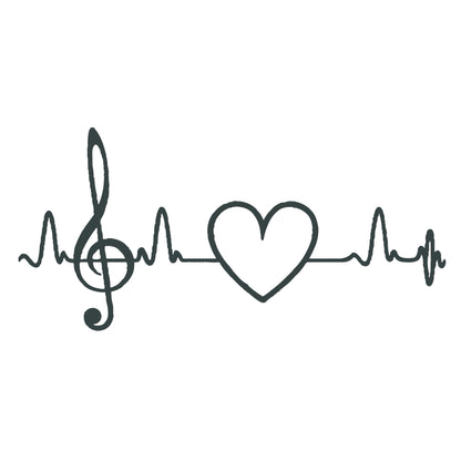 Heartbeat of Music - Custom Steel Wall Decor